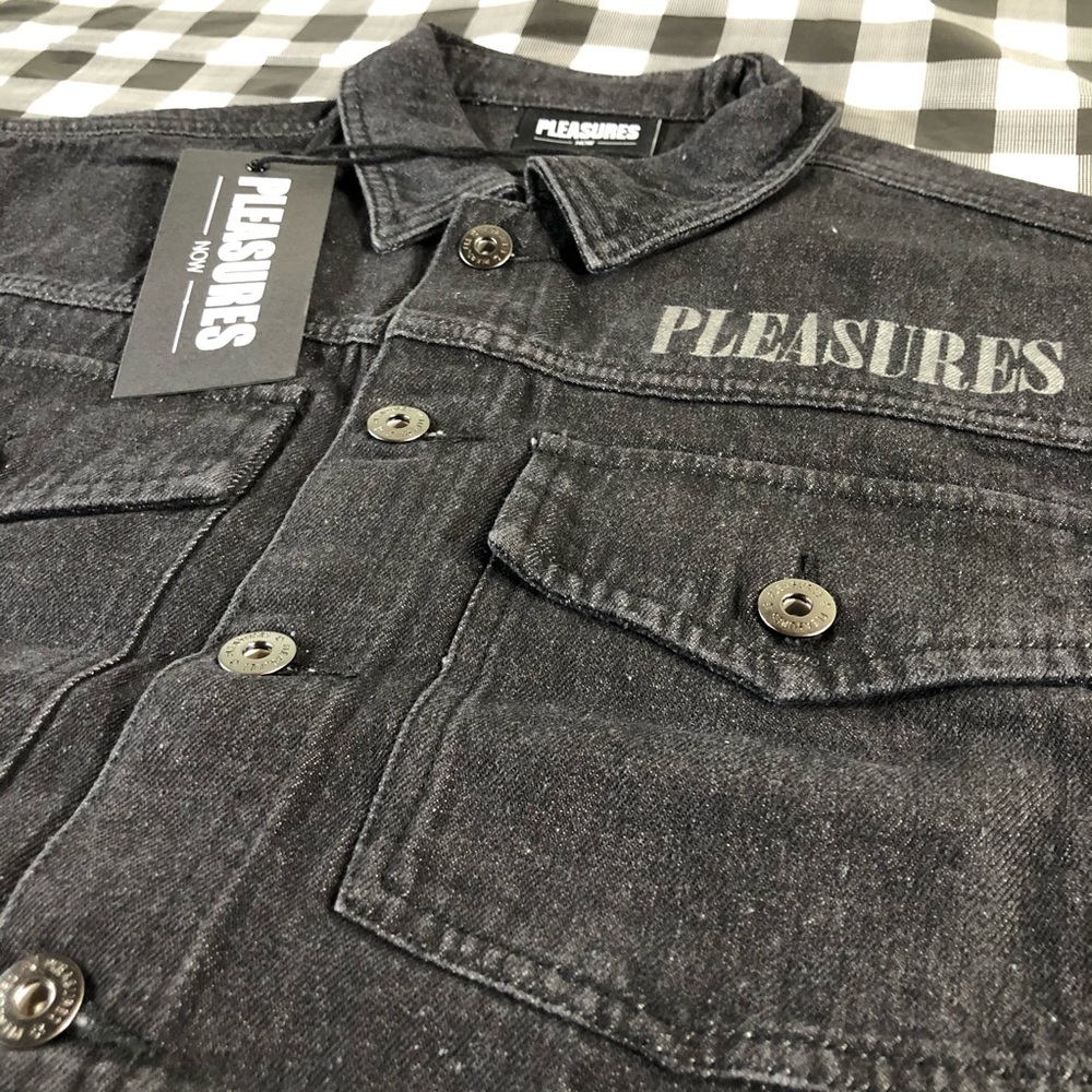 Pleasures Now Feel No Guilt Desire Denim Jacket - Picture 3 of 11